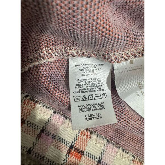 ANN TAYLOR Madras Plaid Puff Short Sleeve Flare Dress Pink Plaid Size 10 - Picture 9 of 9